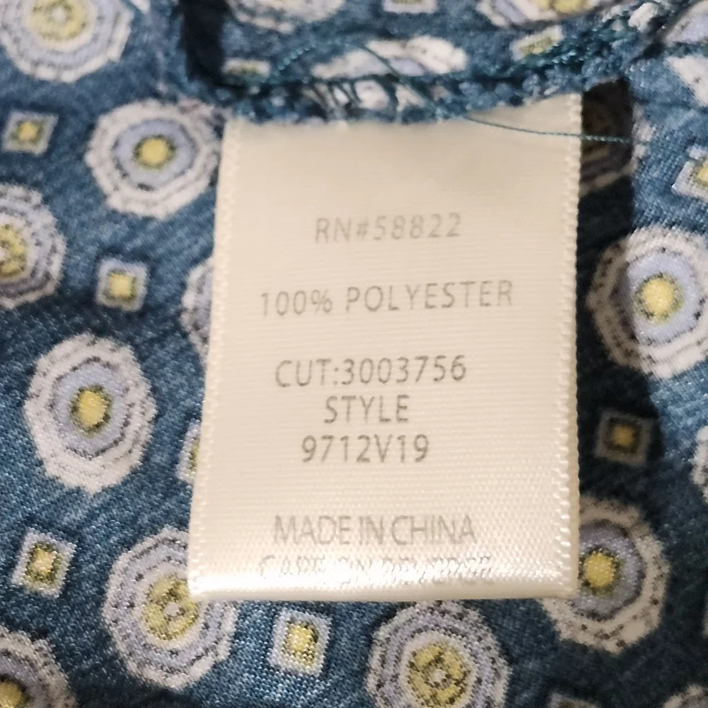 Max Studio Navy Checkered A-Line Skirt. Size S. - Picture 7 of 7